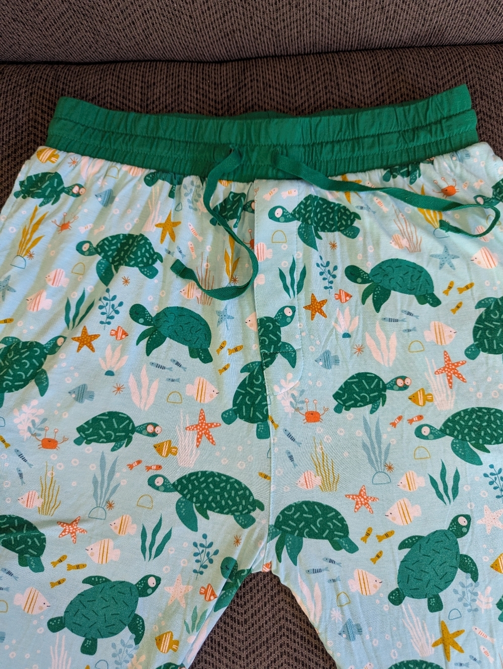 Little Sleepies Sea Turtles Men's Pajama Pants Size Medium - Picture 2 of 3